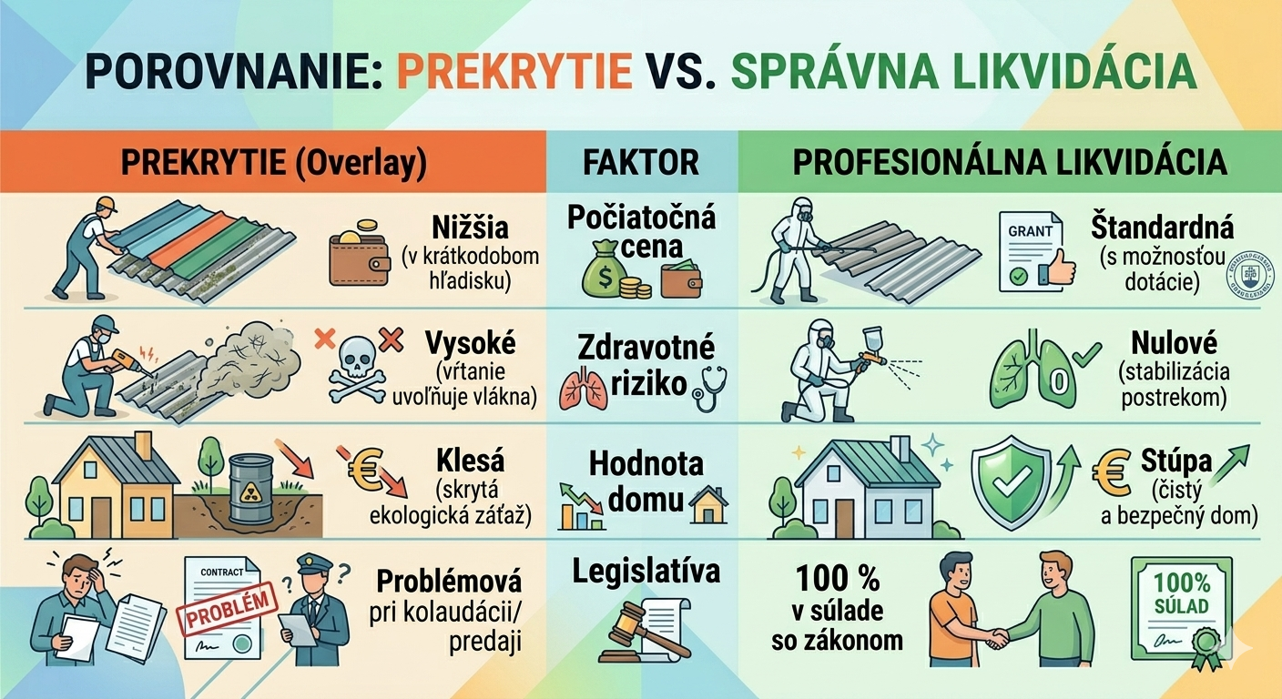Štruktúra azbestu pod mikroskopom